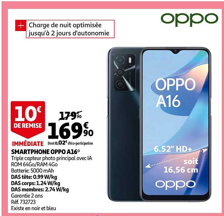 smartphone oppo a16