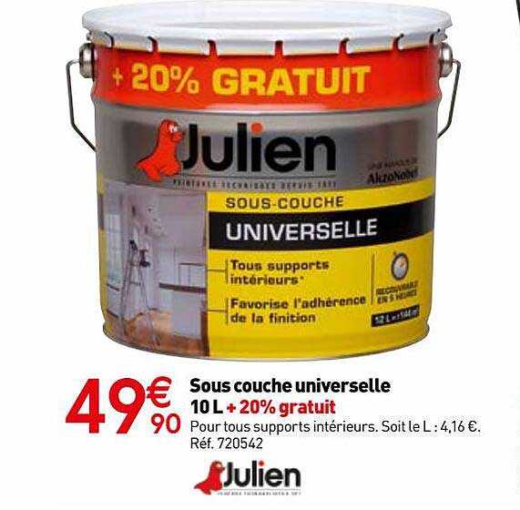 sous couche universelle julien