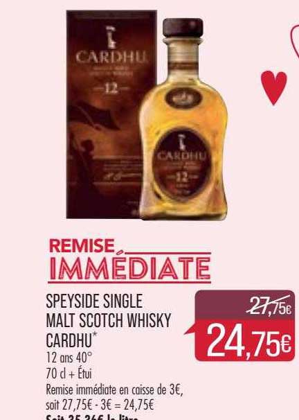speyside single malt scotch whisky cardhu