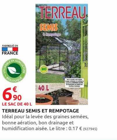 Terreau Semis Et Rempotage
