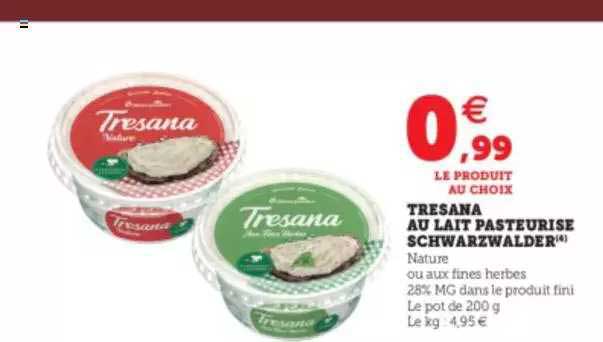 Tresana Au Lait Pasteurisé Schwarzwalder