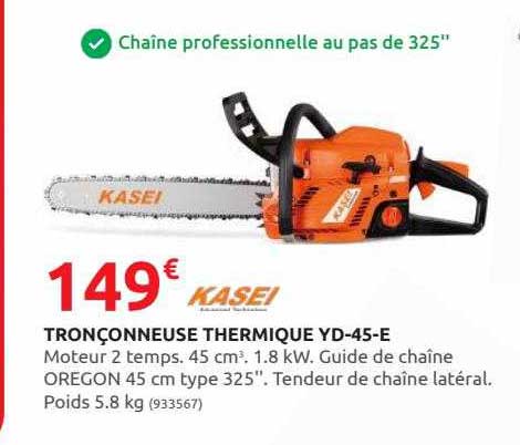 tronçonneuse thermique yd-45-e kasei