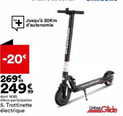 trottinette électrique urban glide