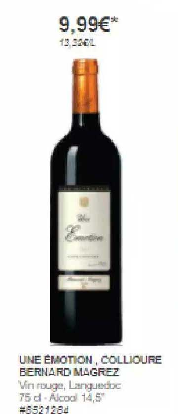 une émotion, collioure bernard magrez