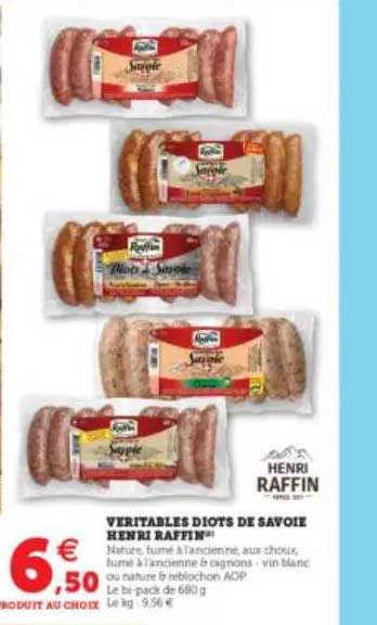 véritables diots de savoie henri raffin