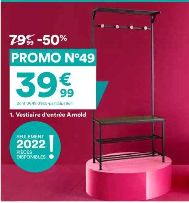 vestiaire d'entrée arnold