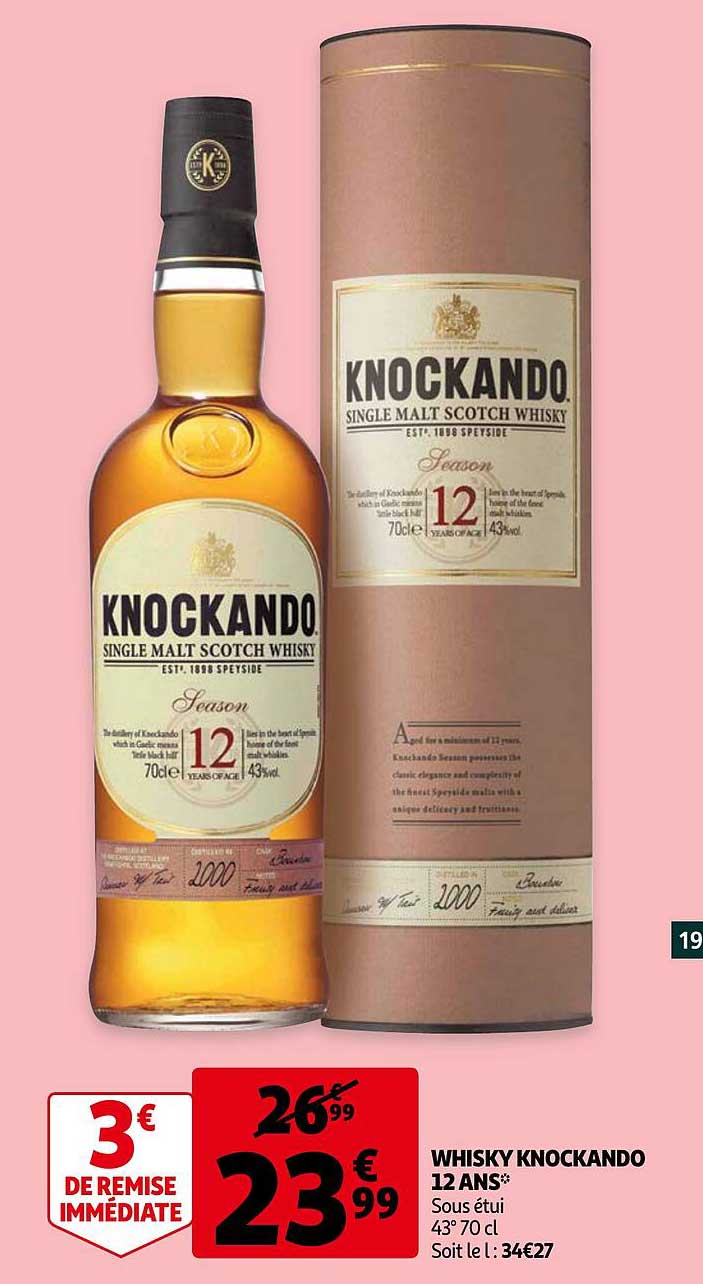 whisky knockando 12 ans