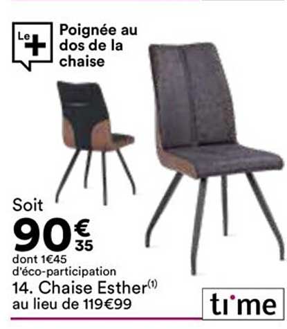 Chaise Esther Ti'me