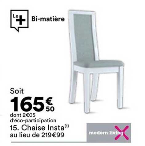 chaise insta modern living