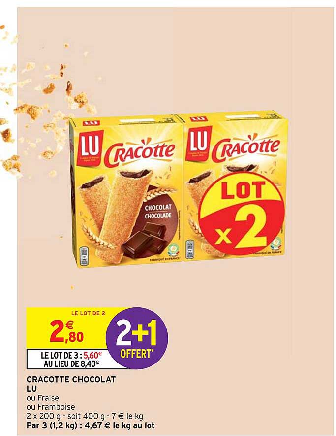 Cracotte Chocolat Lu