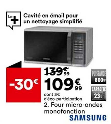 four micro-ondes monofonction samsung