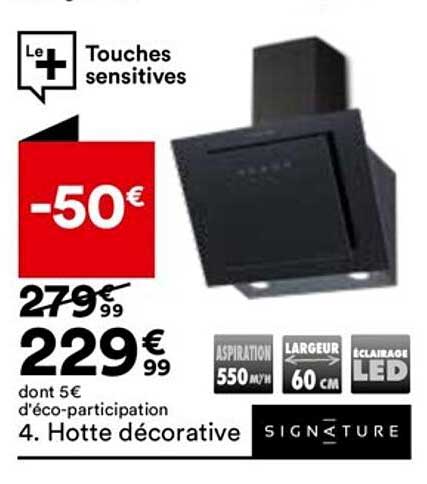 hotte décorative signature