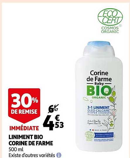 liniment bio corine de farme