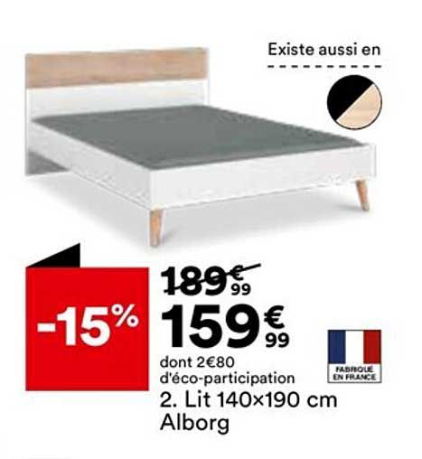 Lit 140 X 190 Cm Alborg