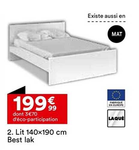 lit 140 x 190 cm best lak