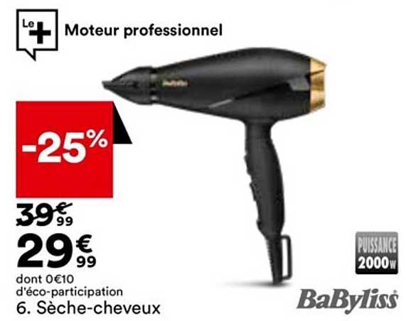 sèche-cheveux babyliss