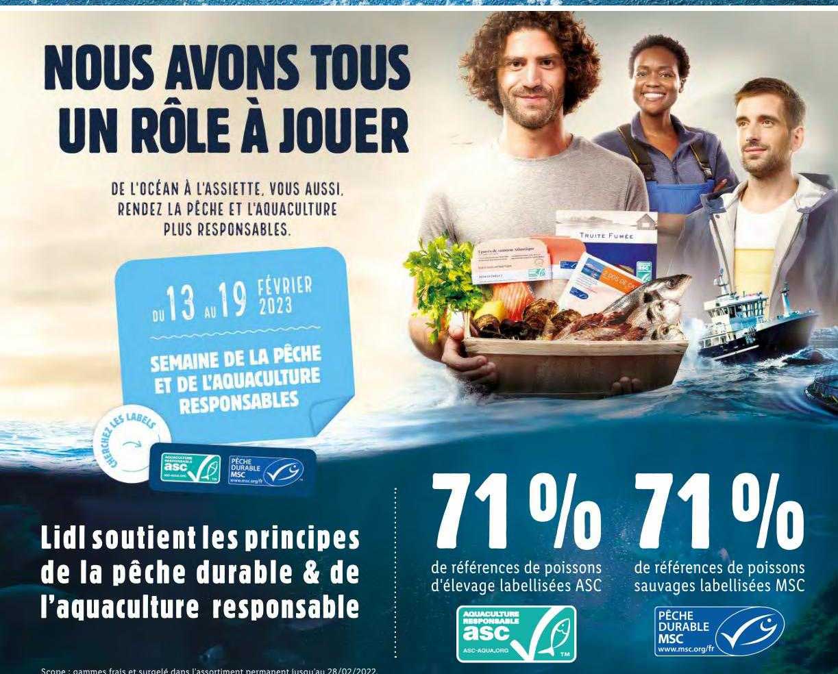 semaine de la pêche et de l'aquaculture responsable