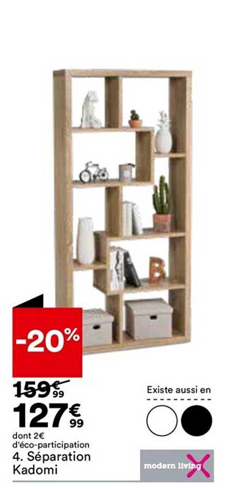 séparation kadomi modern living