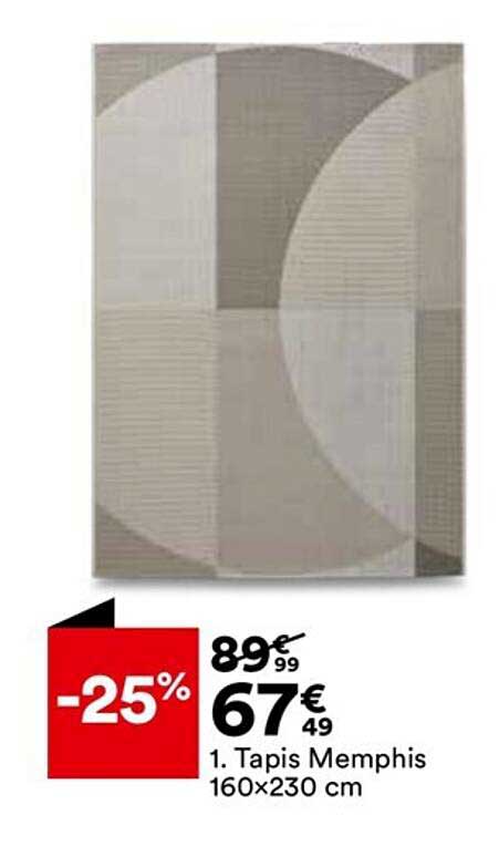 Tapis Memphis 160 X 230 Cm