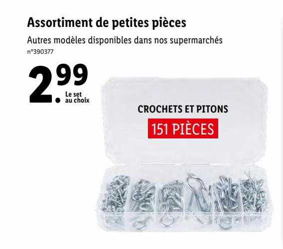 Assortiment De Petites Pièces