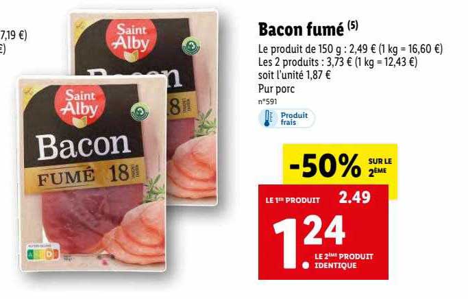 bacon fumé