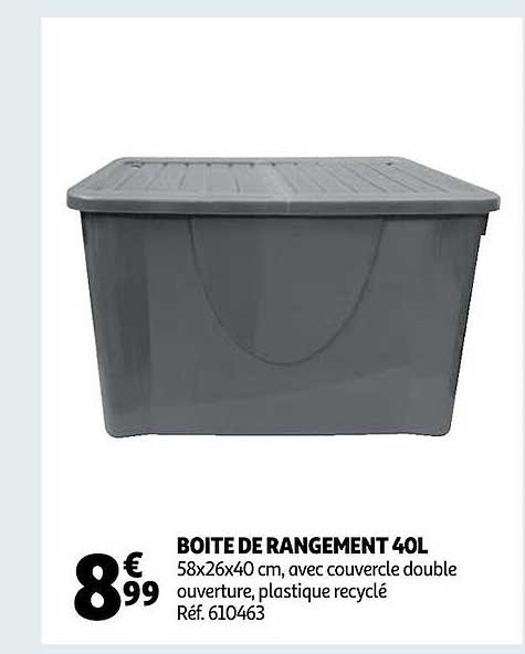 Boîte De Rangement 40l