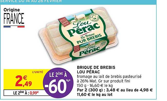 brique de brebis lou pérac