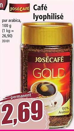 café lyophilisé josé café