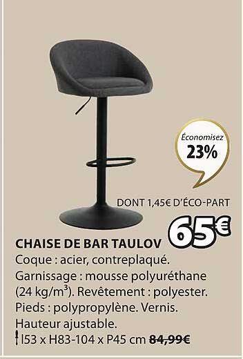 Chaise De Bar Taulov
