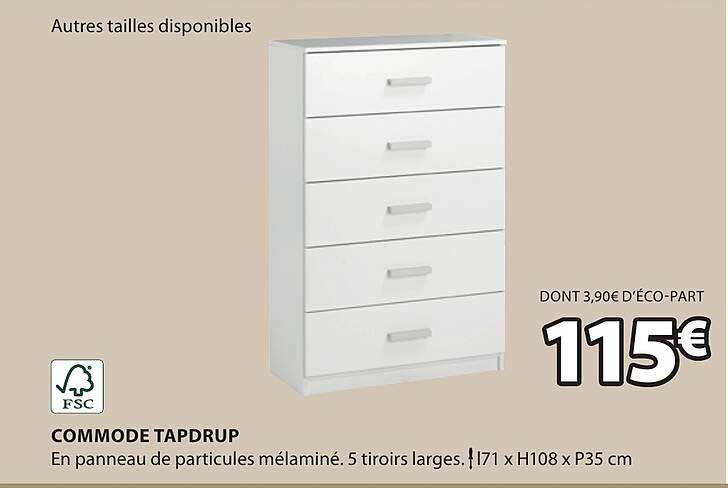 commode tapdrup