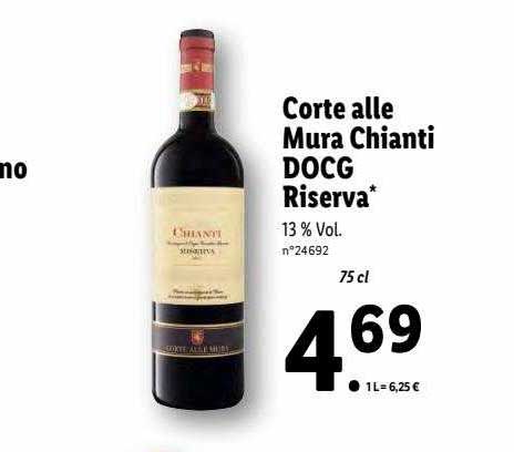 corte alle mura chianti docg riserva