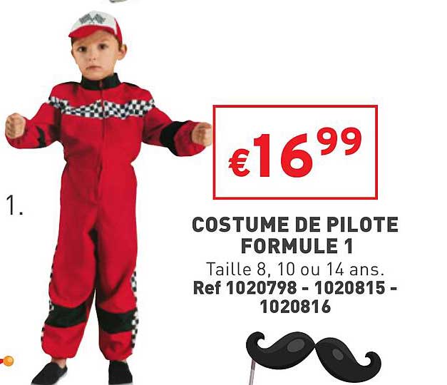 costume de pilote formule 1