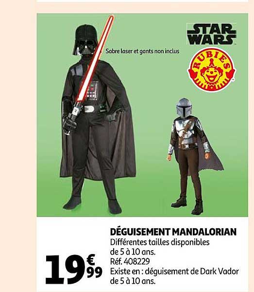 déguisement mandalorian star wars
