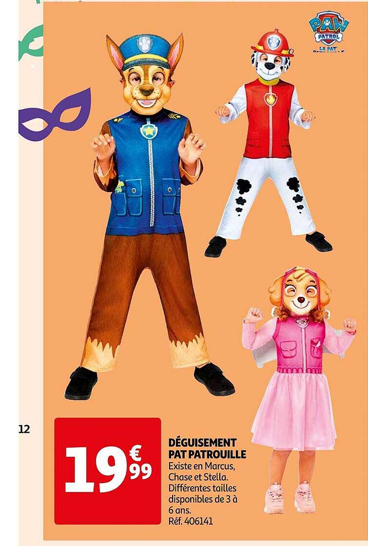 déguisement pat patrouille