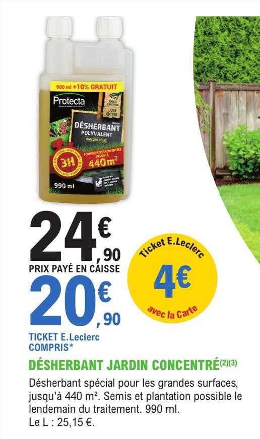 Désherbant Jardin Concentré