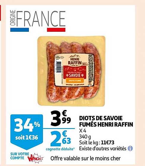 diots de savoie fumés henri raffin