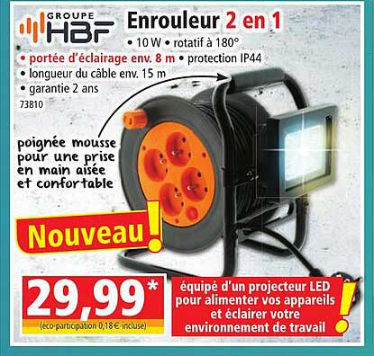 enrouleur 2 en 1 groupe hbf