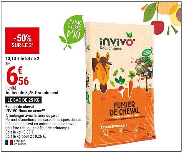 fumier de cheval invivo nous on sème