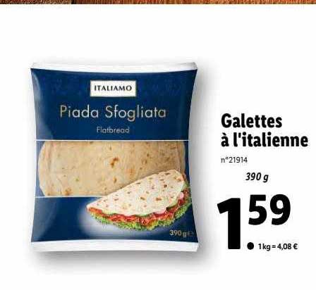 galettes à l'italienne italiamo