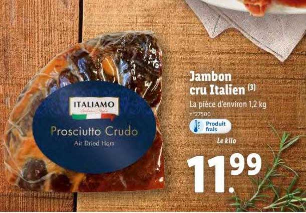 Jambon Cru Italien Italiamo