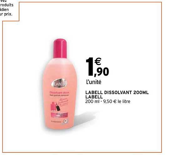 labell dissolvant 200ml labell