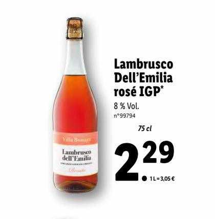 lambrusco dell'emilia rosé igp