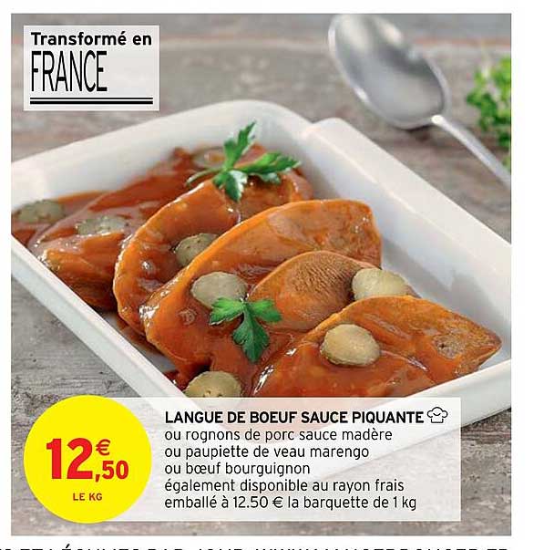 Langue De Bœuf Sauce Piquante