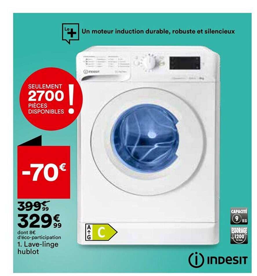 lave-linge hublo indesit