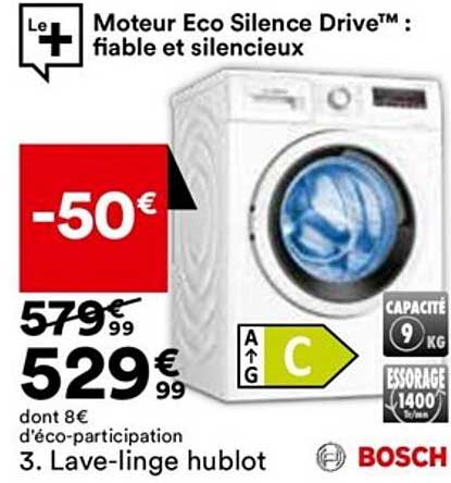 lave-linge hublot bosch