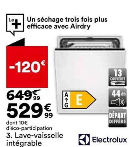 lave-vaisselle intégrable electrolux