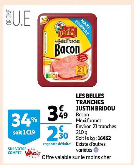 les belles tranches justin bridou