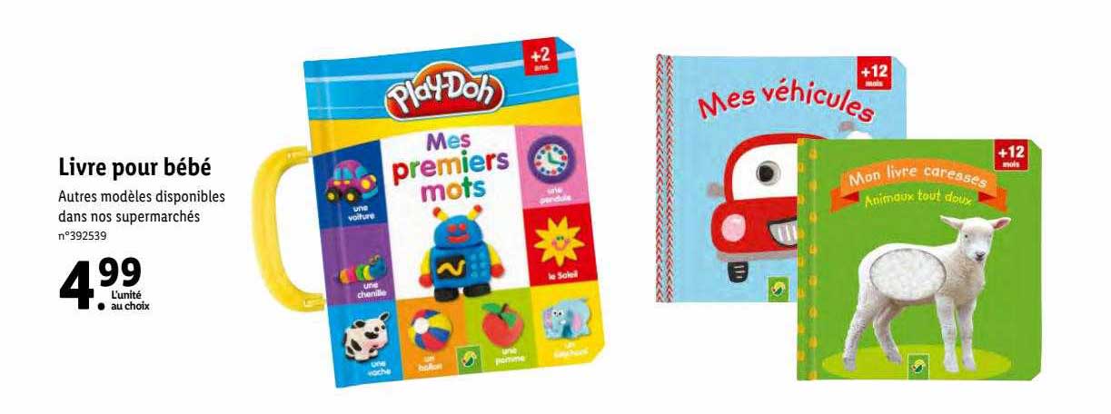 livre pour bébé play-doh