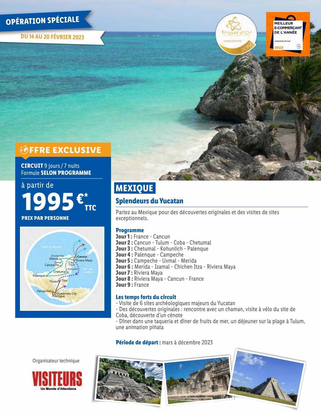 mexique : splendeurs du yucatan