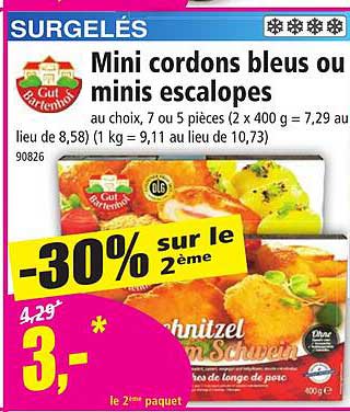 Mini Cordons Bleus Ou Minis Escalopes Gut Bartenhof